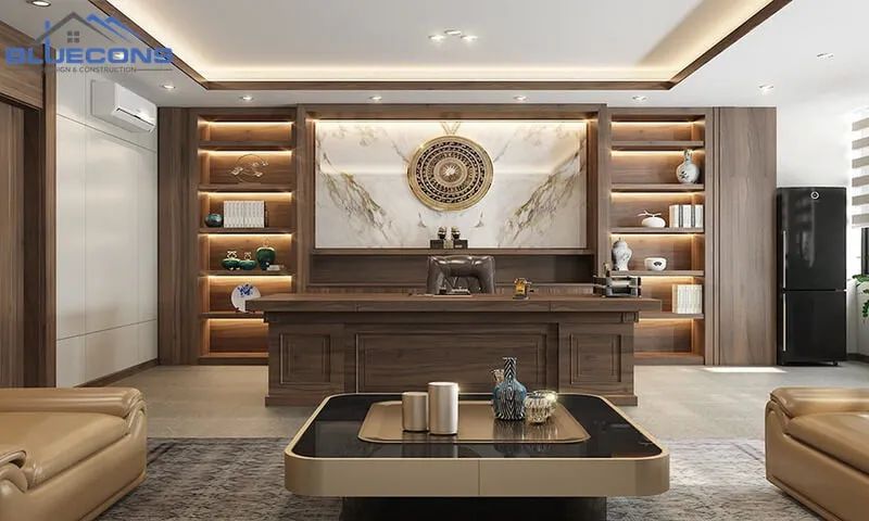 Thiet-ke-van-phong-giam-doc Thi Công Nội Thất Văn Phòng