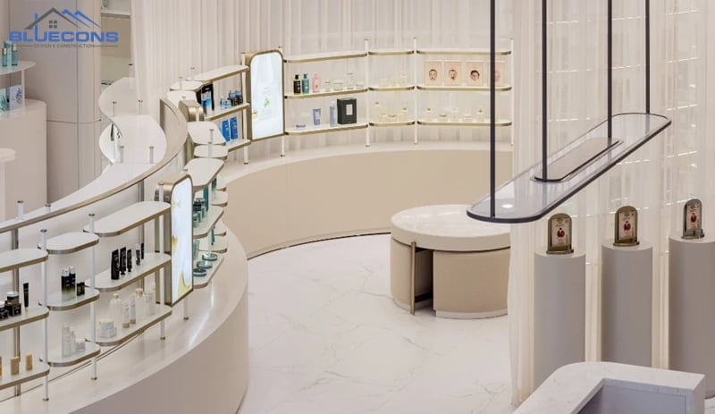Thiết kế shop mỹ phẩm đẹp mắt 23 Thiết kế shop mỹ phẩm đẹp mắt