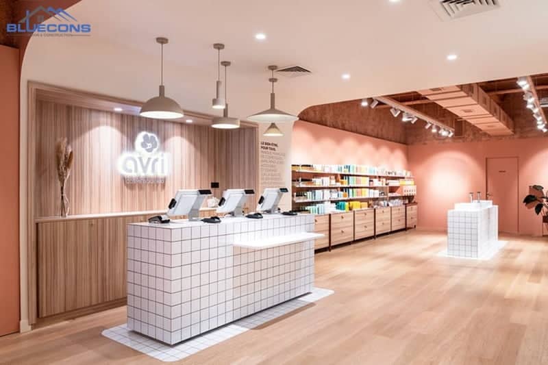 Thiết kế shop mỹ phẩm đẹp mắt 16 Thiết kế shop mỹ phẩm đẹp mắt