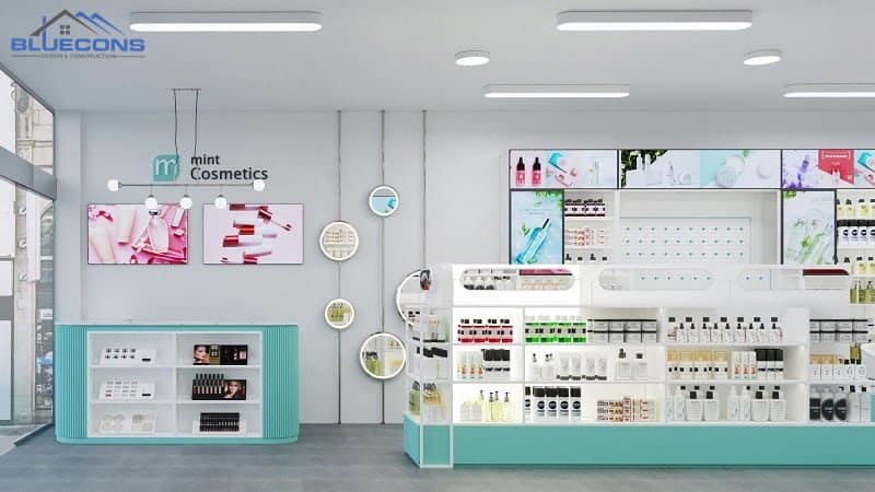 Thiết kế shop mỹ phẩm đẹp mắt 31 Thiết kế shop mỹ phẩm đẹp mắt