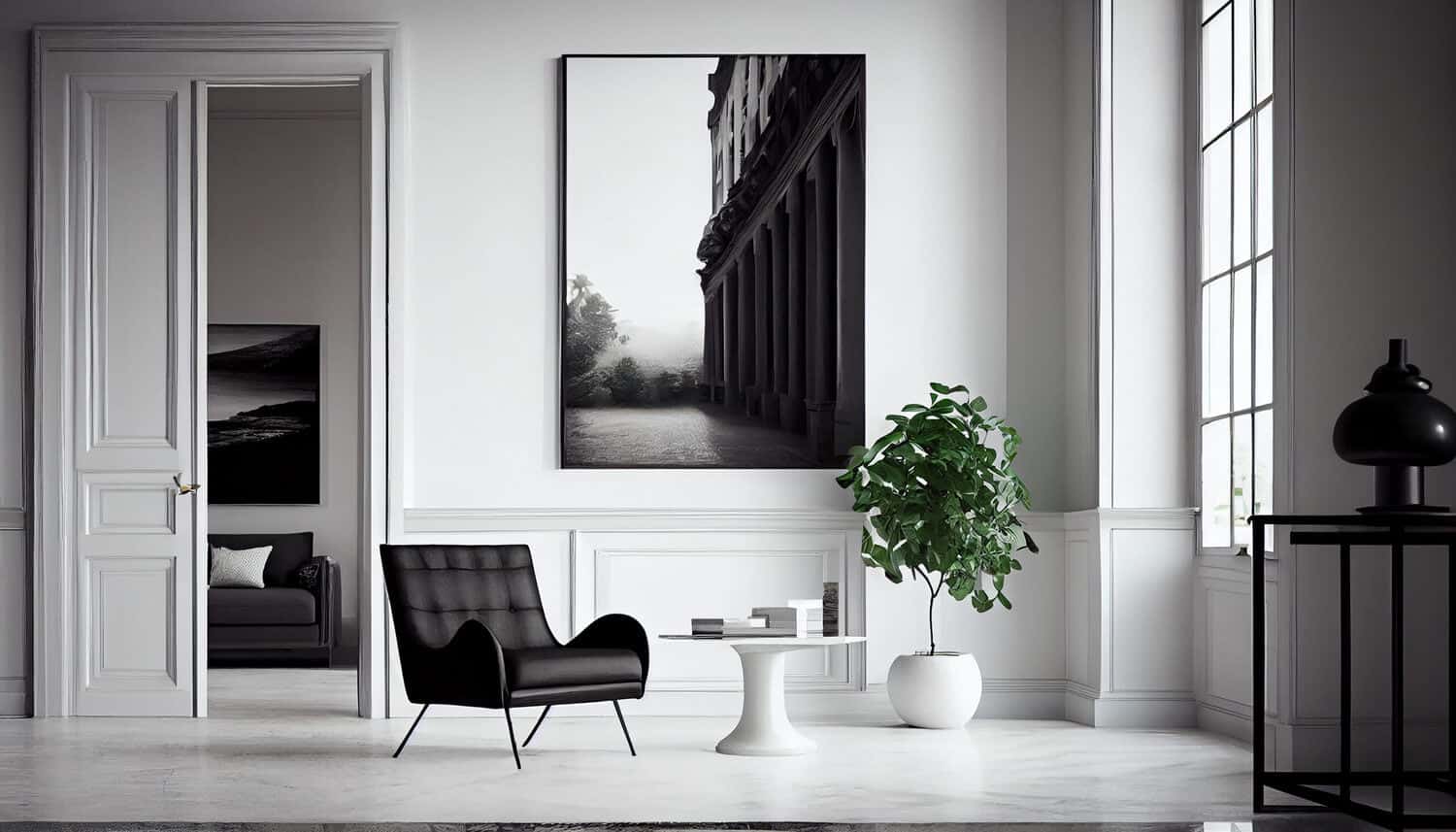 modern-apartment-with-elegant-decor-comfortable-furniture-plants-generative-ai-scaled Thiết Kế Nội Thất