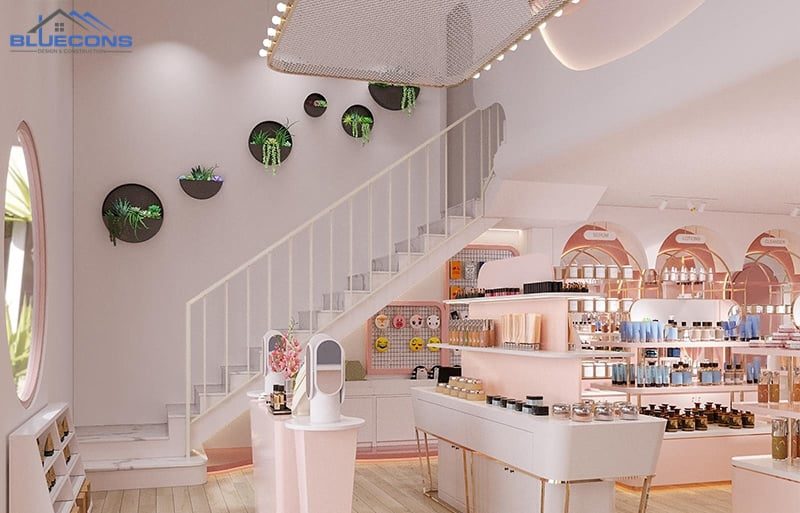 Thiết kế shop mỹ phẩm đẹp mắt 5 Thiết kế shop mỹ phẩm đẹp mắt