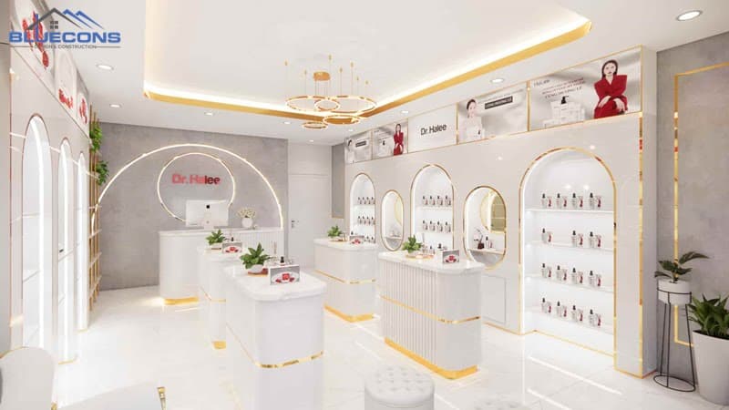 Thiết kế shop mỹ phẩm đẹp mắt 6 Thiết kế shop mỹ phẩm đẹp mắt