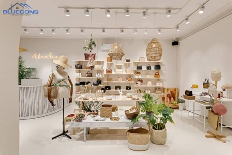 Thiết kế shop mỹ phẩm đẹp mắt 18 Shop mỹ phẩm phong cách vintage