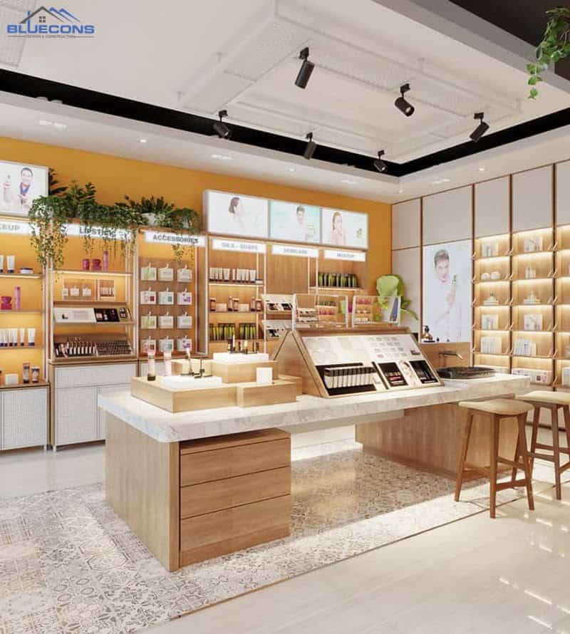 Thiết kế shop mỹ phẩm đẹp mắt 11 Thiết kế shop mỹ phẩm đẹp mắt