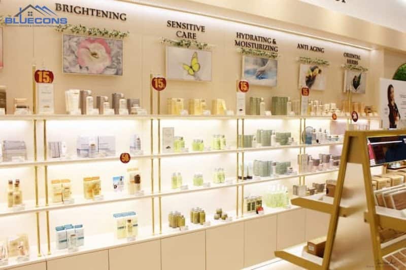Thiết kế shop mỹ phẩm đẹp mắt 8 Thiết kế shop mỹ phẩm đẹp mắt