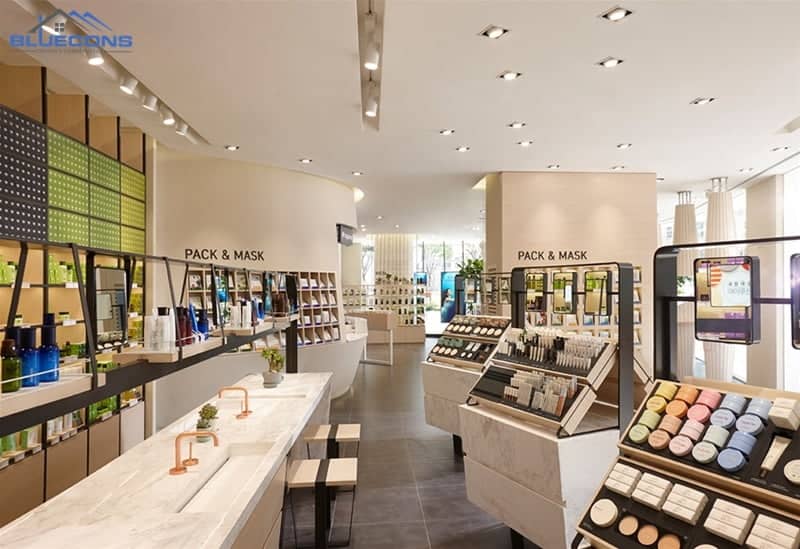 Thiết kế shop mỹ phẩm đẹp mắt 14 Thiết kế shop mỹ phẩm đẹp mắt