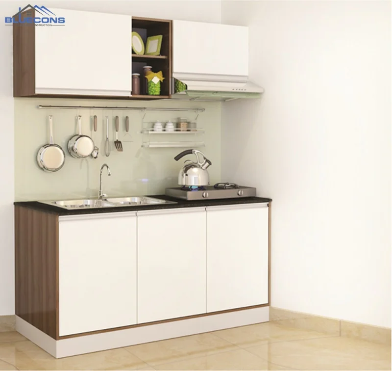 tu-bep-don-gian 99+ Mẫu tủ bếp hiện đại