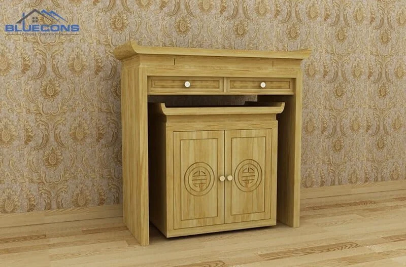 Bàn thờ gỗ công nghiệp cao cấp