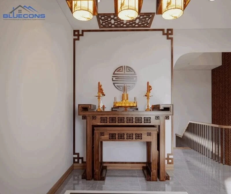 Bàn thờ gỗ công nghiệp đẹp