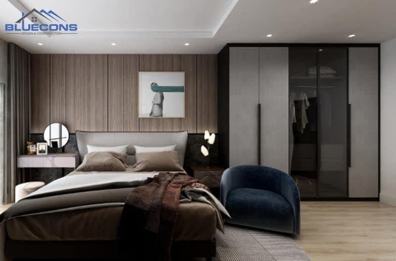 Bluecons - Địa chỉ cung cấp tủ quần áo gỗ công nghiệp 5 cánh uy tín