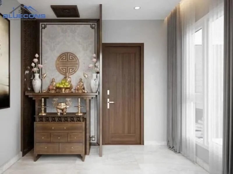 Giá tủ thờ gỗ công nghiệp bao nhiêu?