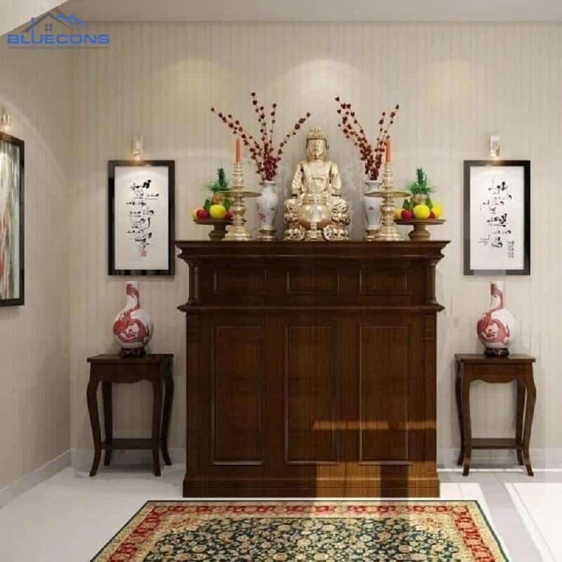 Mau-ban-tho-go-cong-nghiep-chuan-phong-thuy 101+ Mẫu tủ thờ gỗ công nghiệp