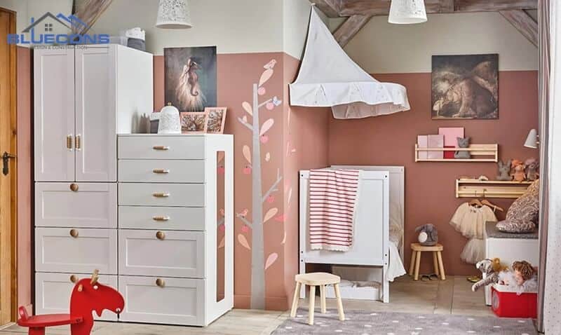 Mẫu tủ áo dạng ngăn gỗ MDF