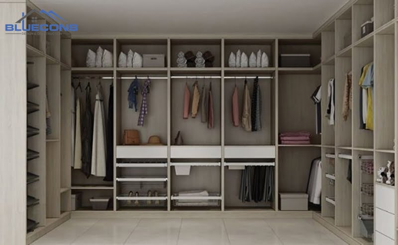 Mẫu tủ quần áo 5 cánh hiện đại