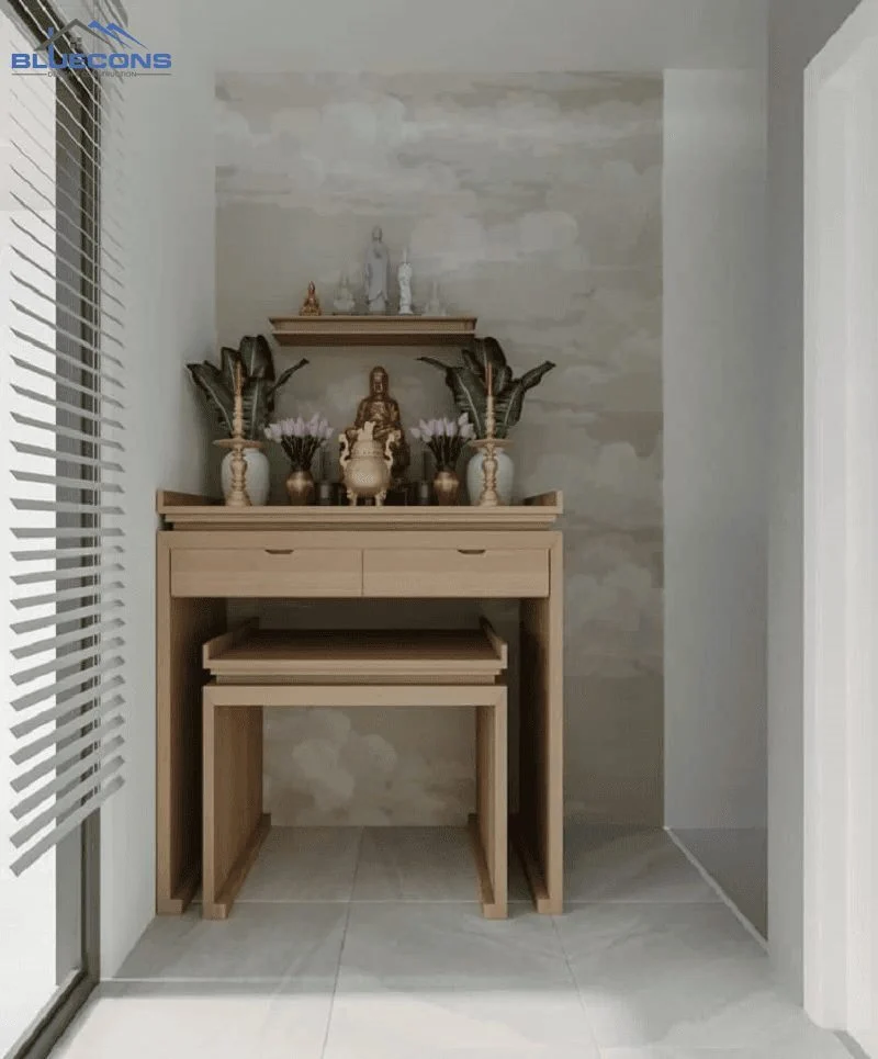Mẫu tủ thờ thiết kế trang nhã