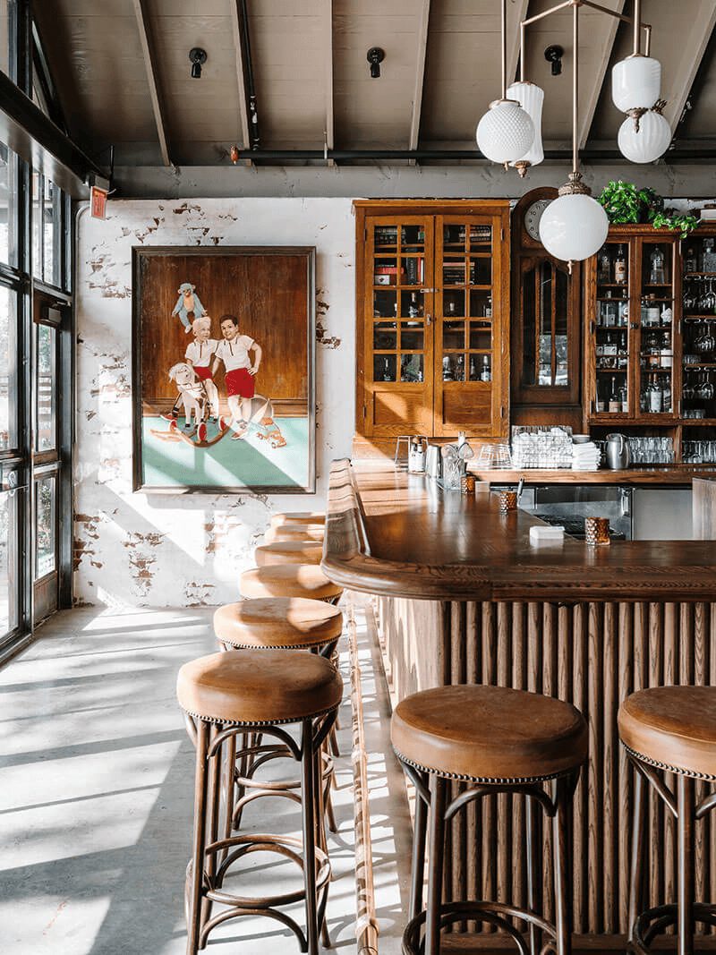 Michael-Hsu-Office-of-Architecture-_-La-Lucha Quầy Bar Gỗ