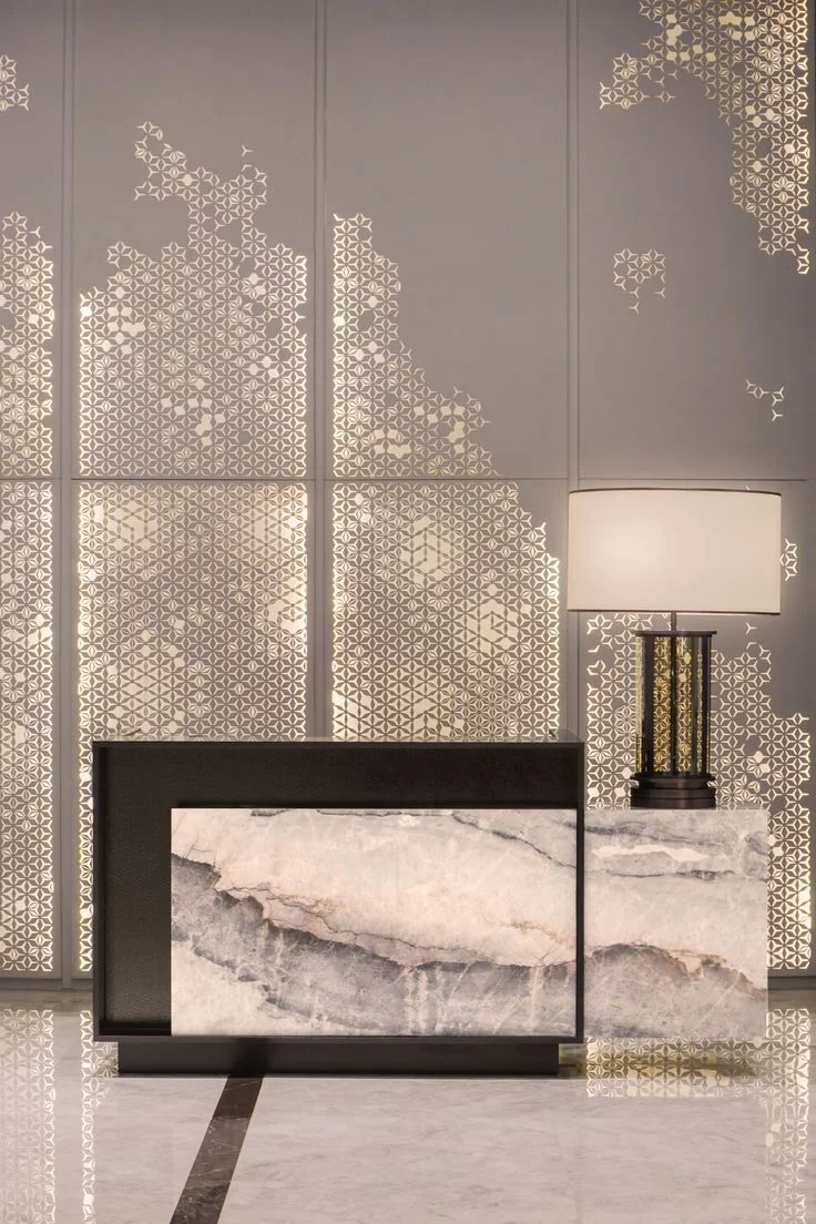 Quầy Lễ Tân Hiện Đại Đẹp