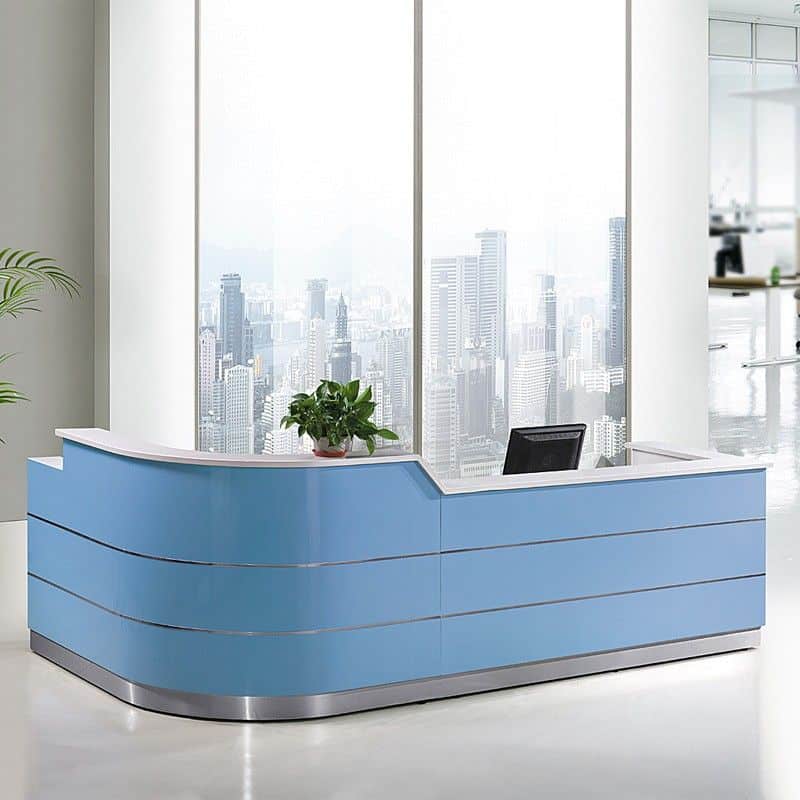 Quầy Lễ Tân Màu Pastel Đẹp 5 Quầy Lễ Tân Màu Pastel Đẹp