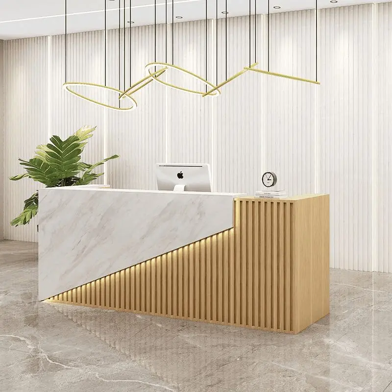 Quầy Lễ Tân Phối Sọc