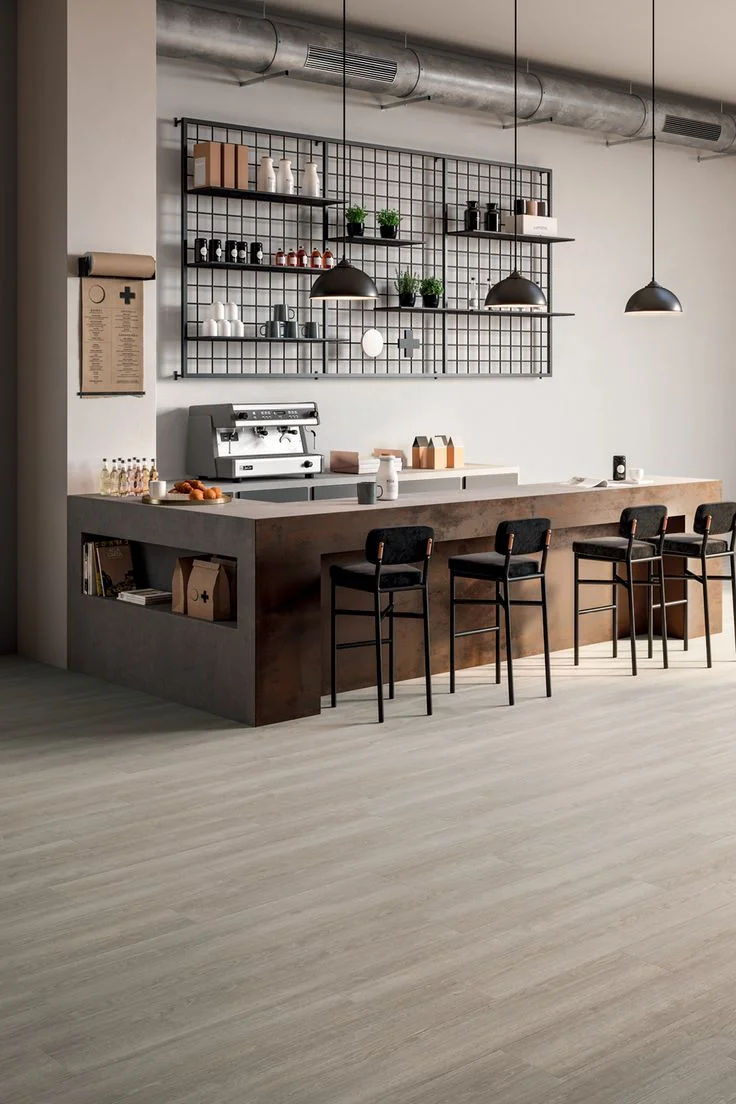 Quầy cafe phong cách Châu Âu