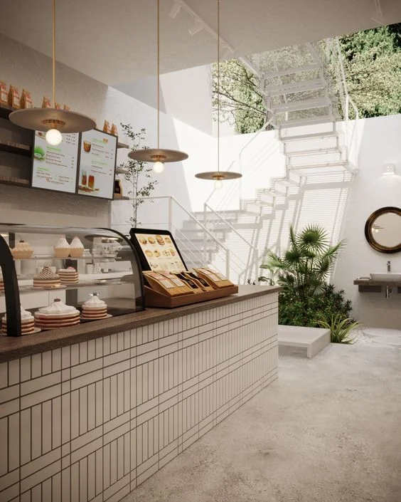 Quầy cafe phong cách Châu Âu