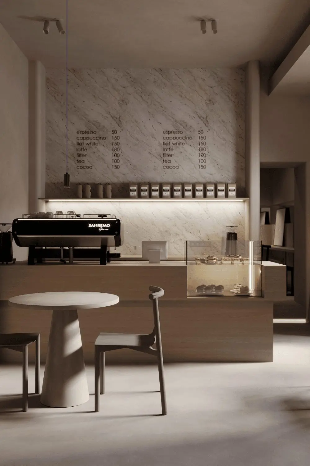 Quầy cafe phong cách Châu Âu
