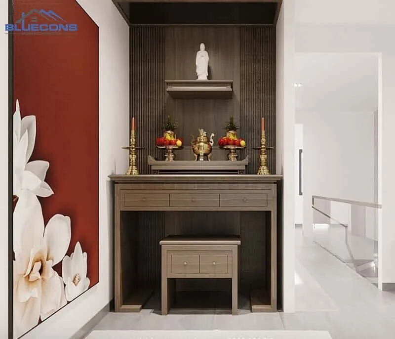 Thiết kế tủ thờ gỗ công nghiệp đẹp