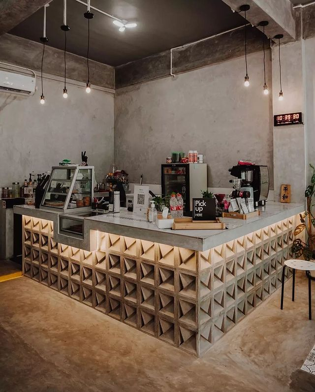 Trang Trí Quầy Bar Cafe