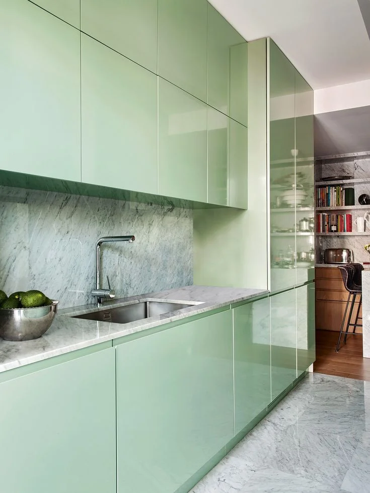 Mẫu Tủ Bếp MDF Phủ Acrylic