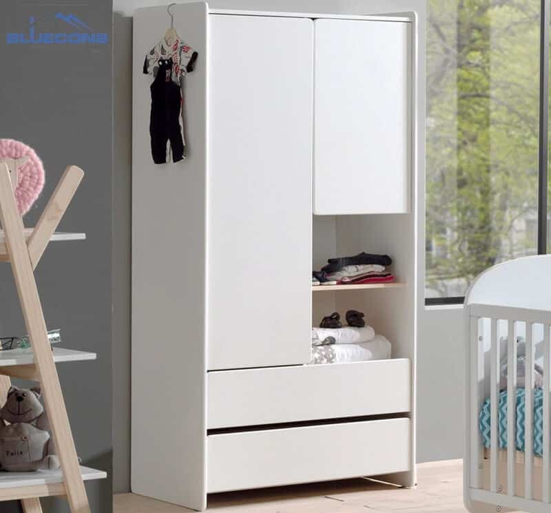 Tủ quần áo gỗ công nghiệp đẹp cho bé