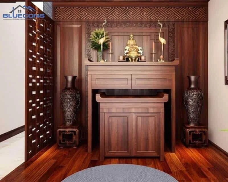 Tủ thờ gỗ công nghiệp MDF