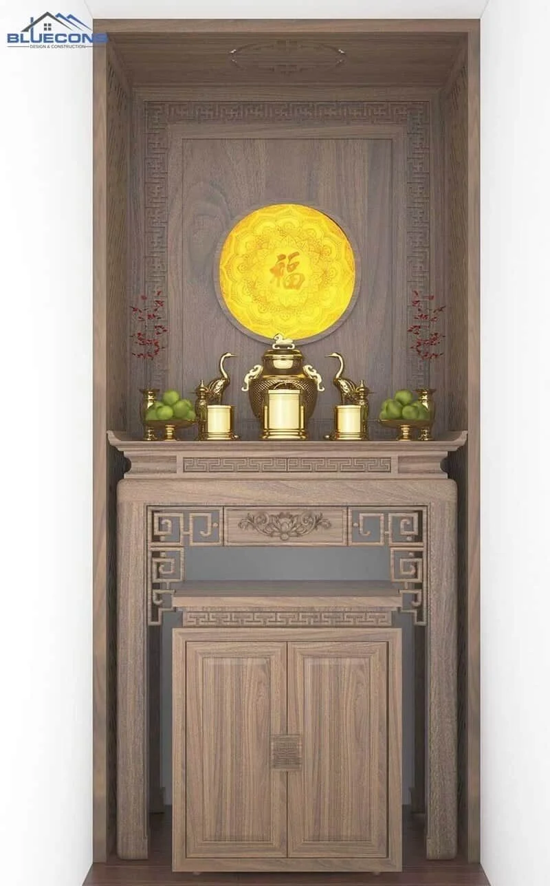 Tủ thờ gỗ công nghiệp chất lượng, giá tốt
