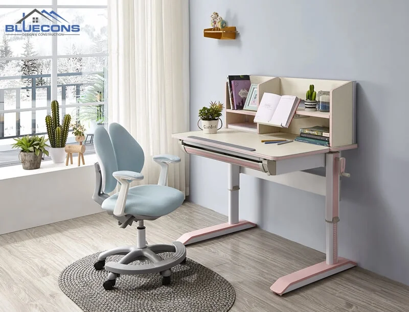 Bàn học gỗ công nghiệp chống cận thị, gù lưng