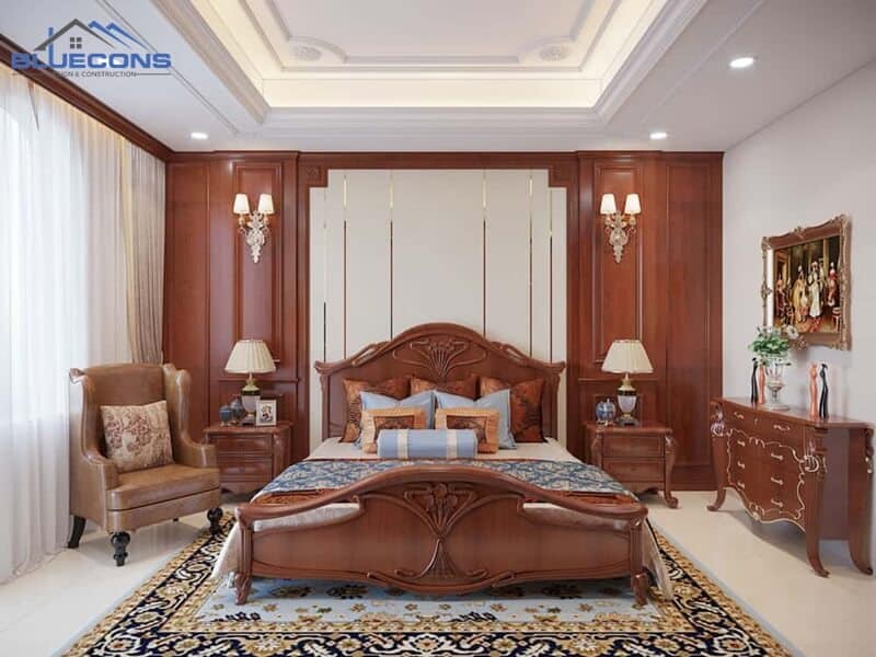 Xưởng nội thất gỗ công nghiệp Bluecons TP.HCM giá tận gốc 19 Thiết kế phòng ngủ phong cách cổ điển