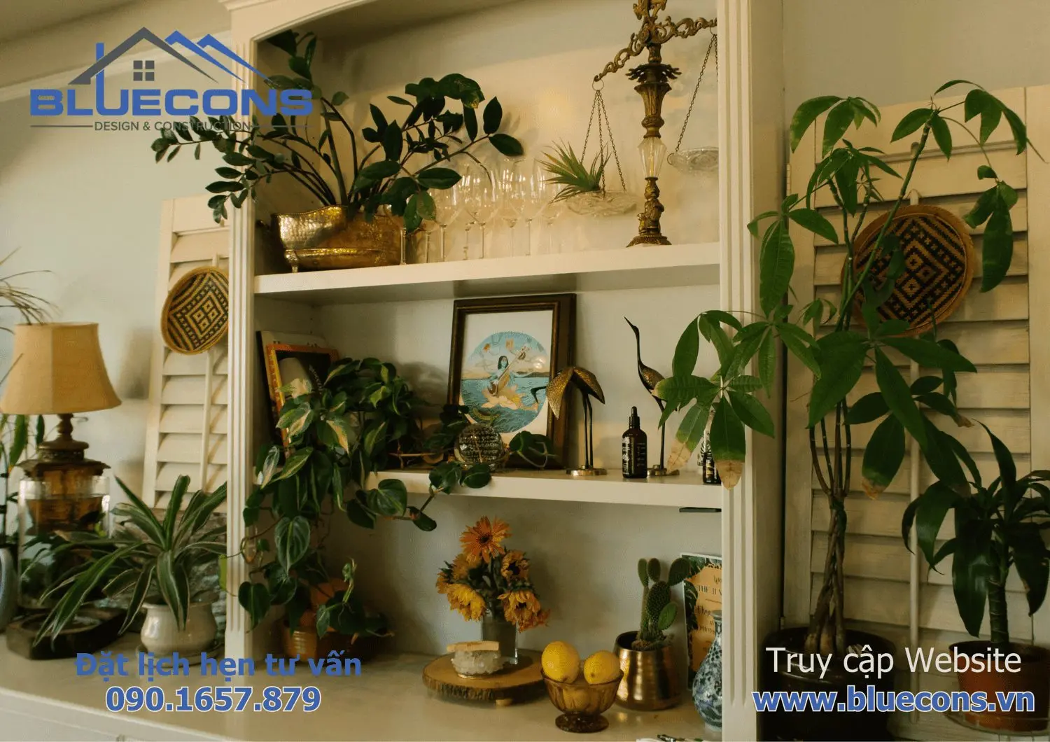 Kệ gỗ trưng bày đa năng