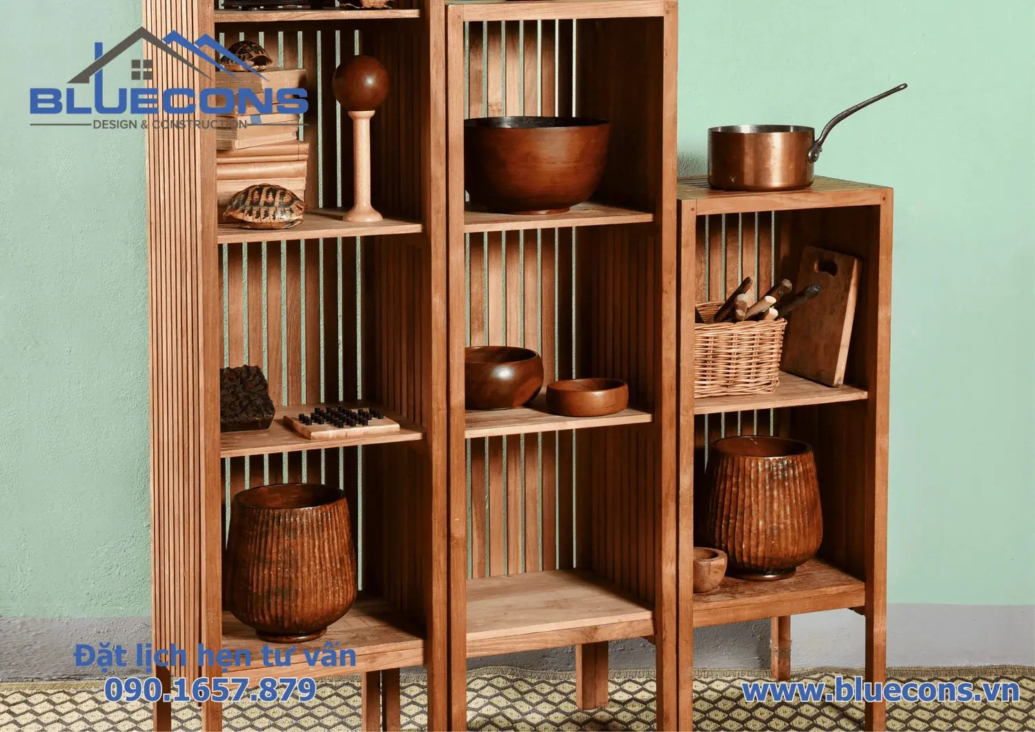 Kệ trưng bày bằng gỗ