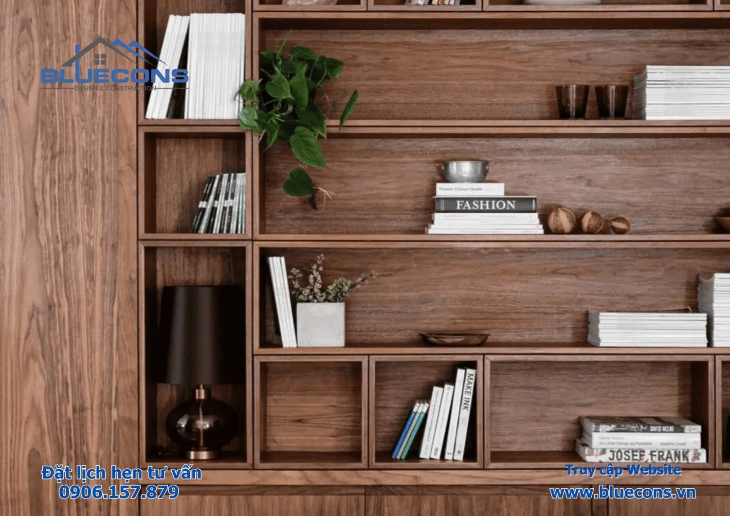 Kệ trưng bày gỗ MDF