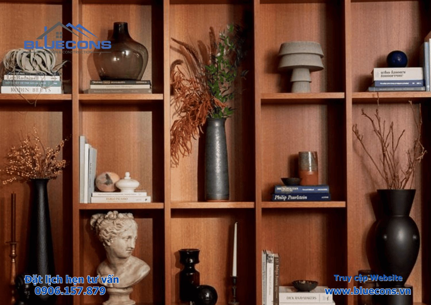 Ke-trung-bay-go-MDF-5 Kệ trưng bày gỗ MDF