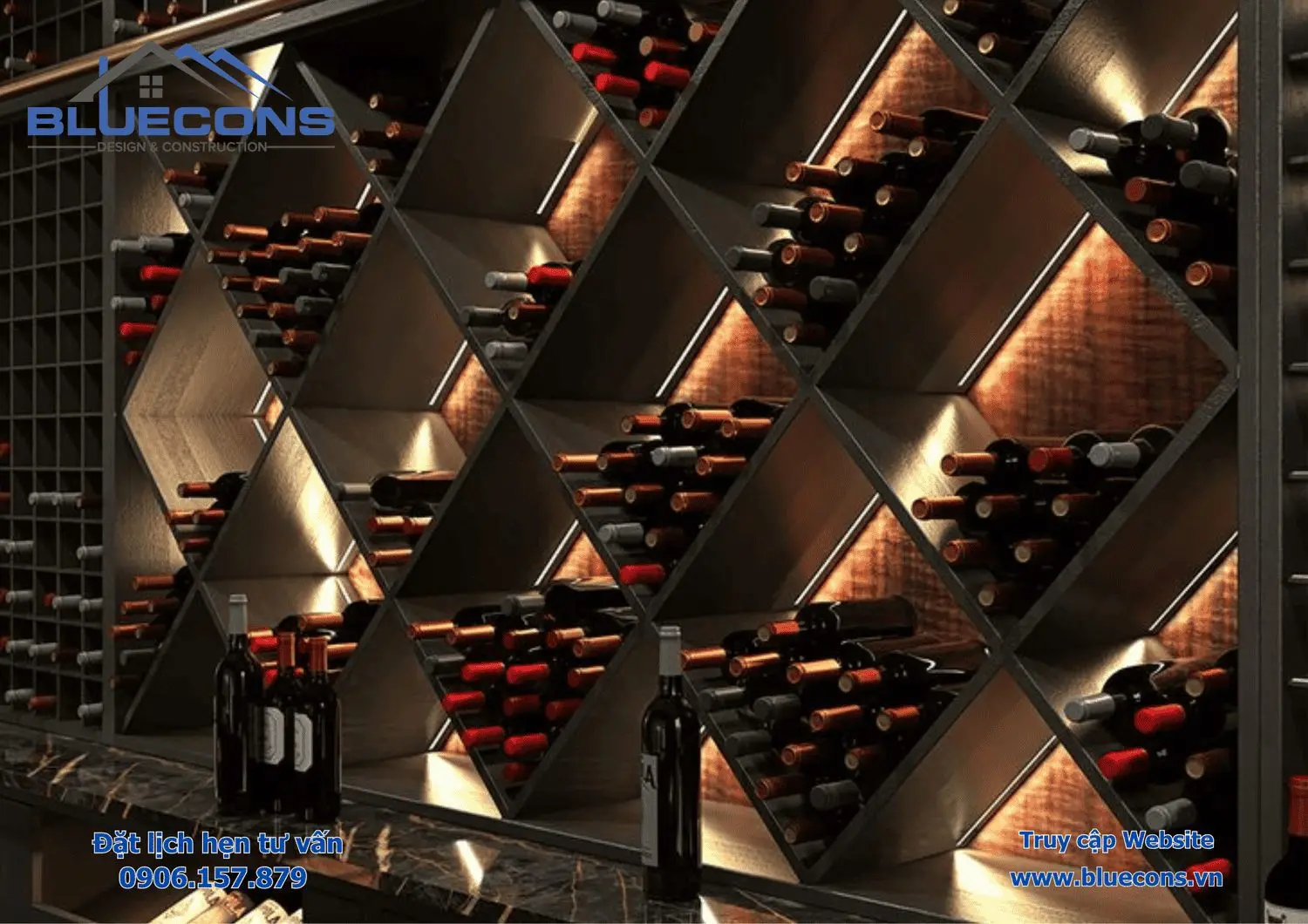 Kệ trưng bày quán bar
