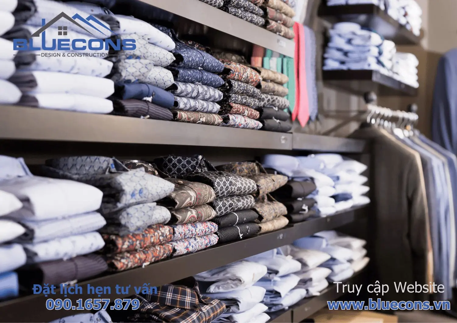 Kệ trưng bày shop thời trang