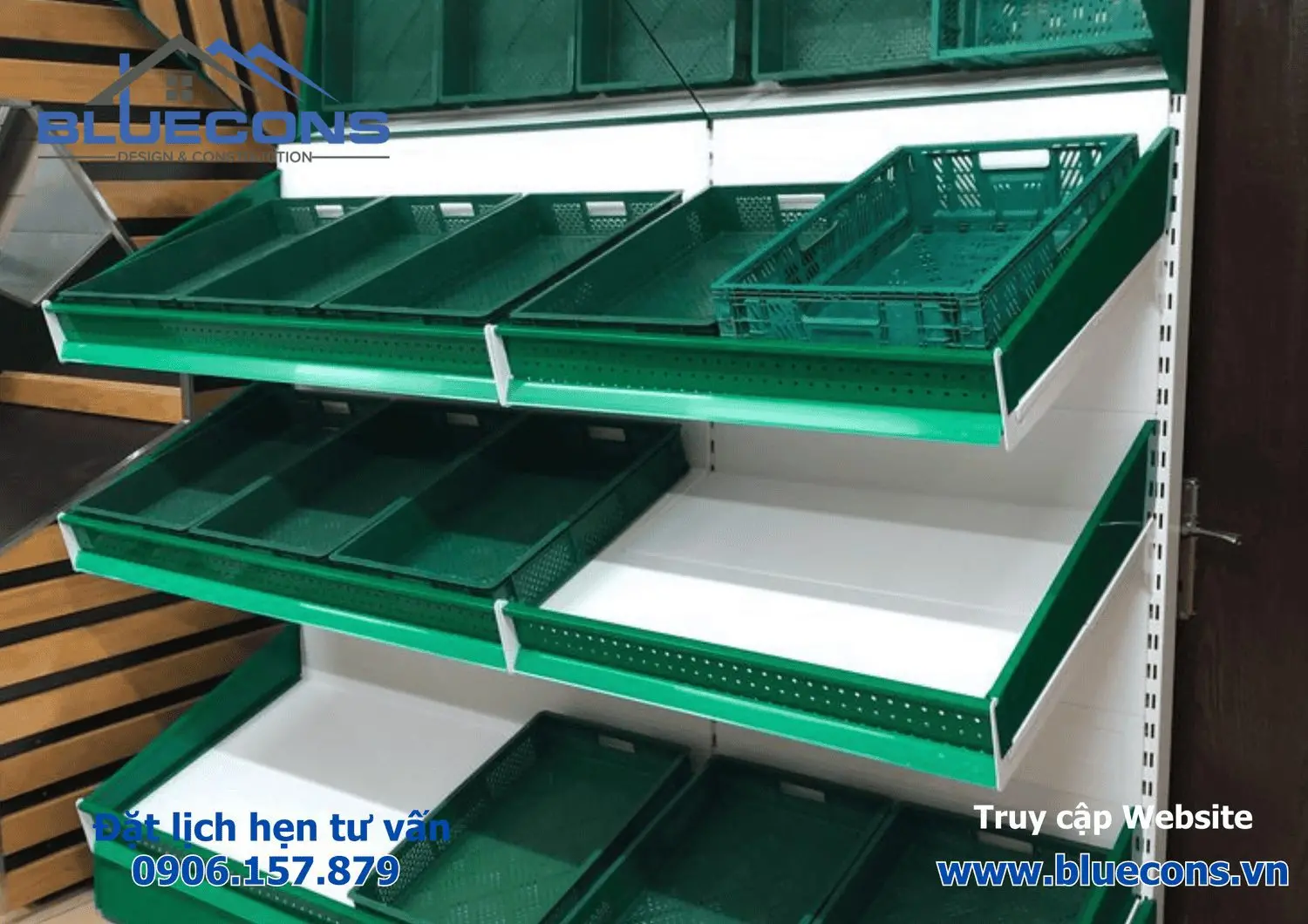 Kệ trưng bày trái cây