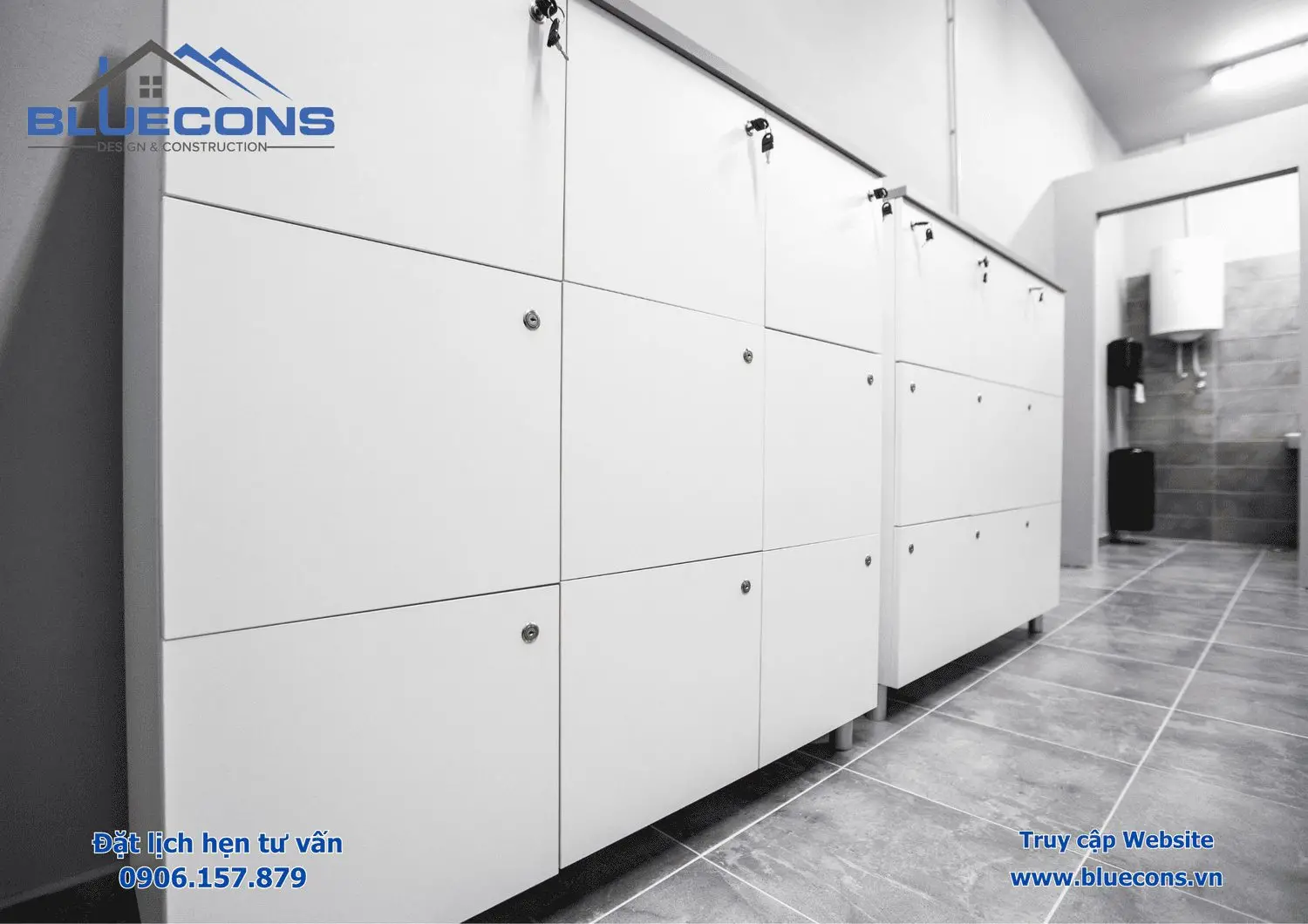 Mẫu Tủ locker văn phòng