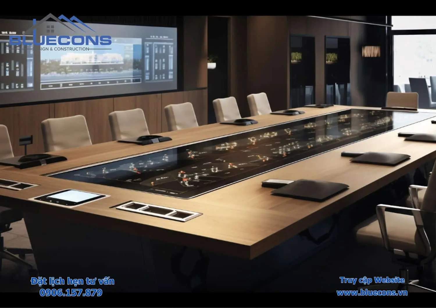 mẫu bàn họp mới nhất tại Bluecons