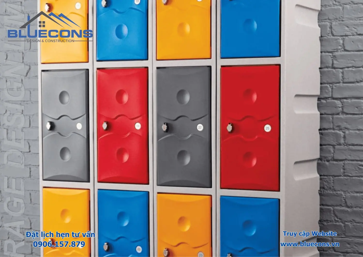 Mẫu tủ locker đa năng