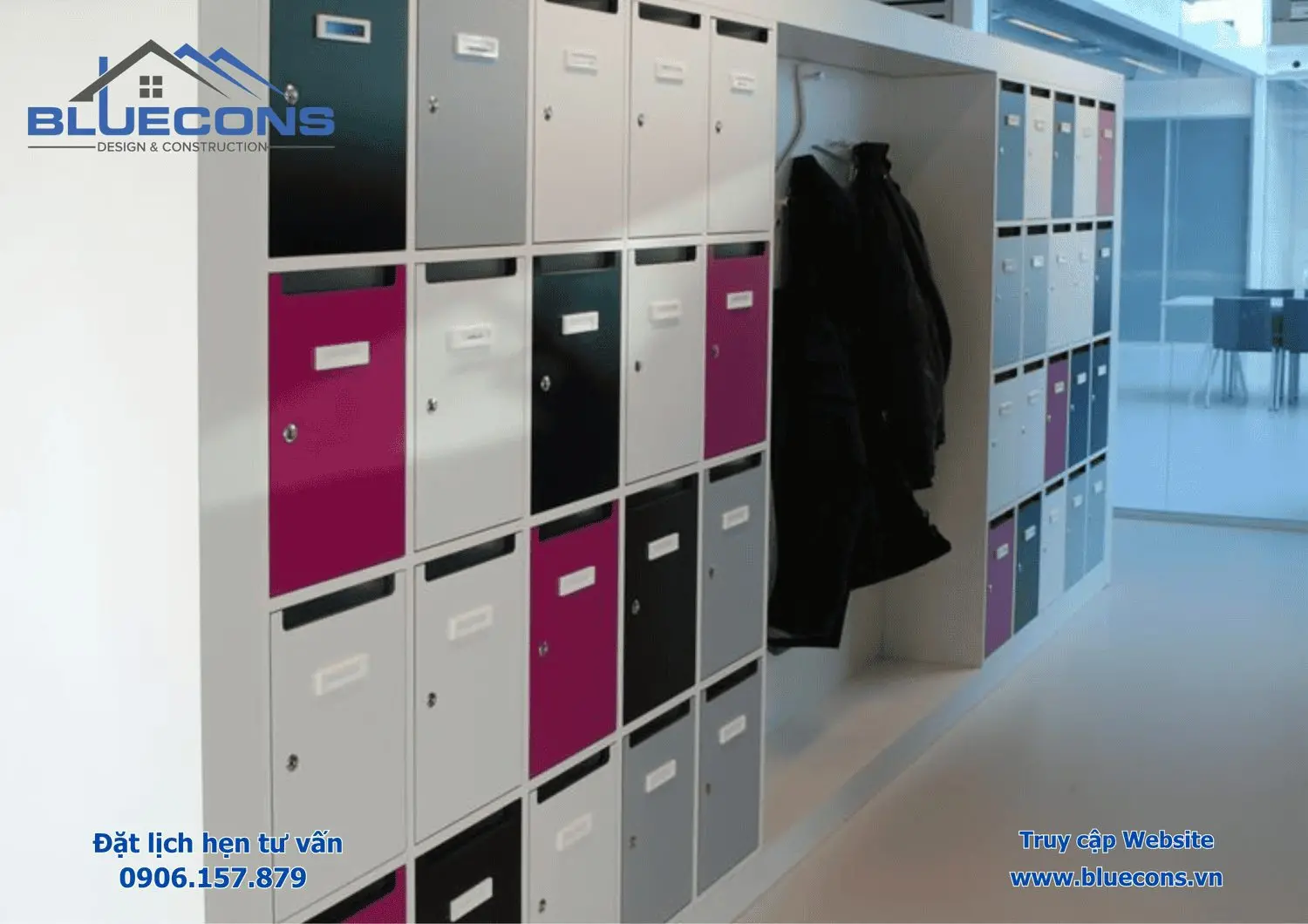 Mẫu tủ locker đa năng