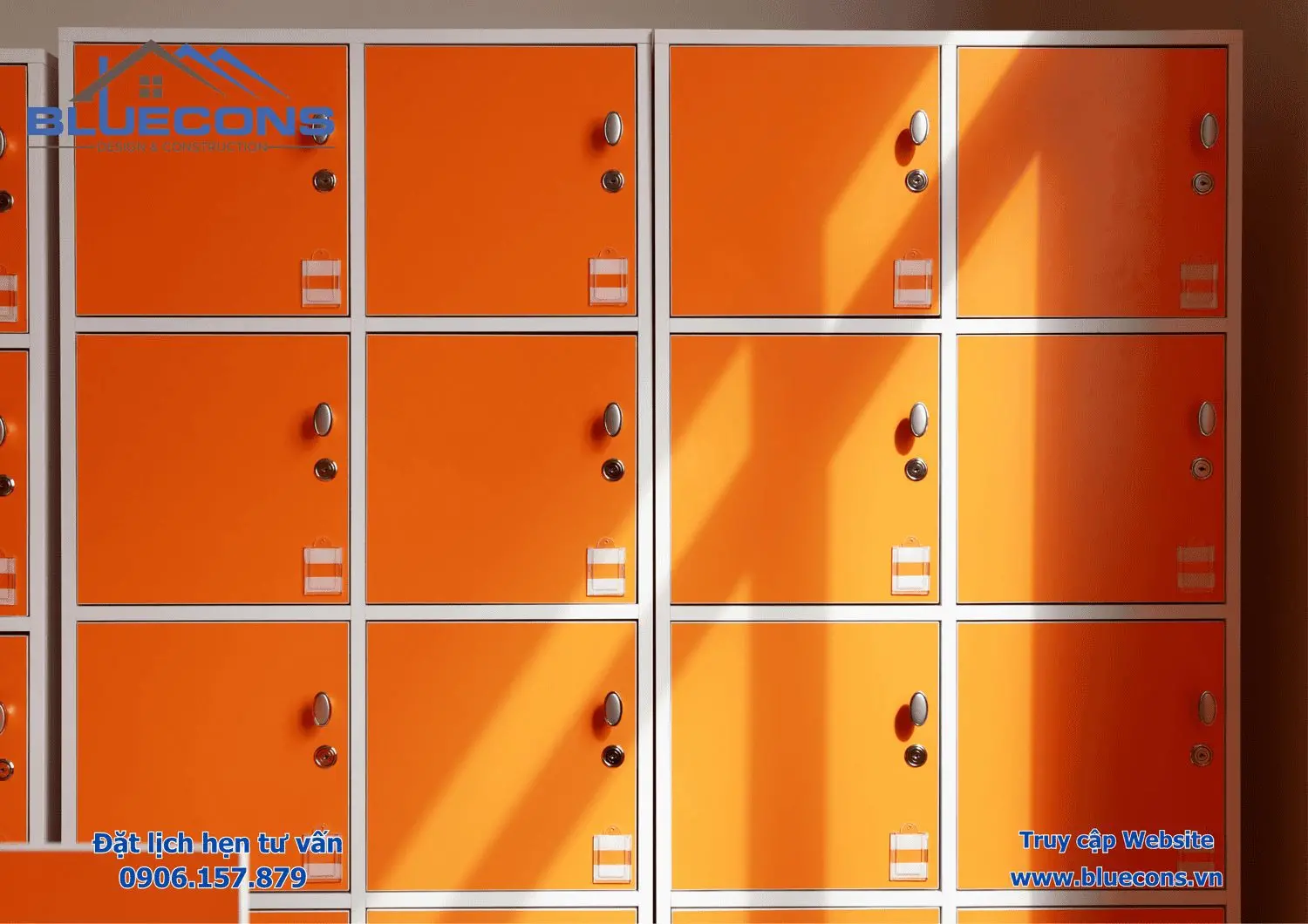 Mẫu tủ locker sắt