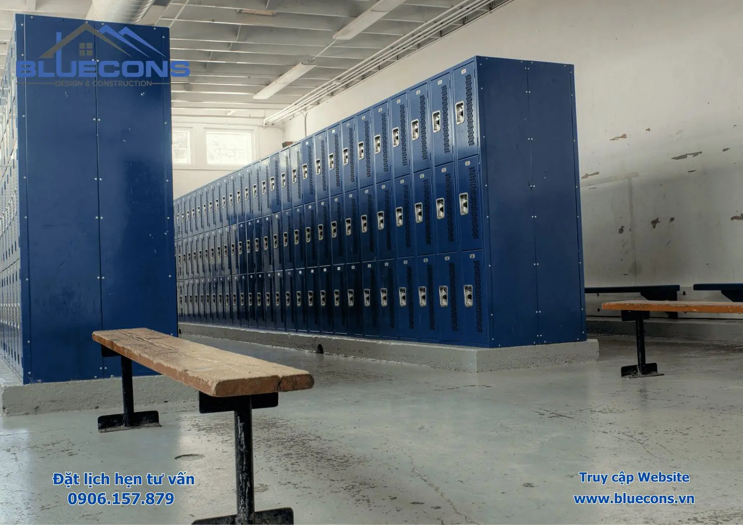 Mẫu tủ locker sắt