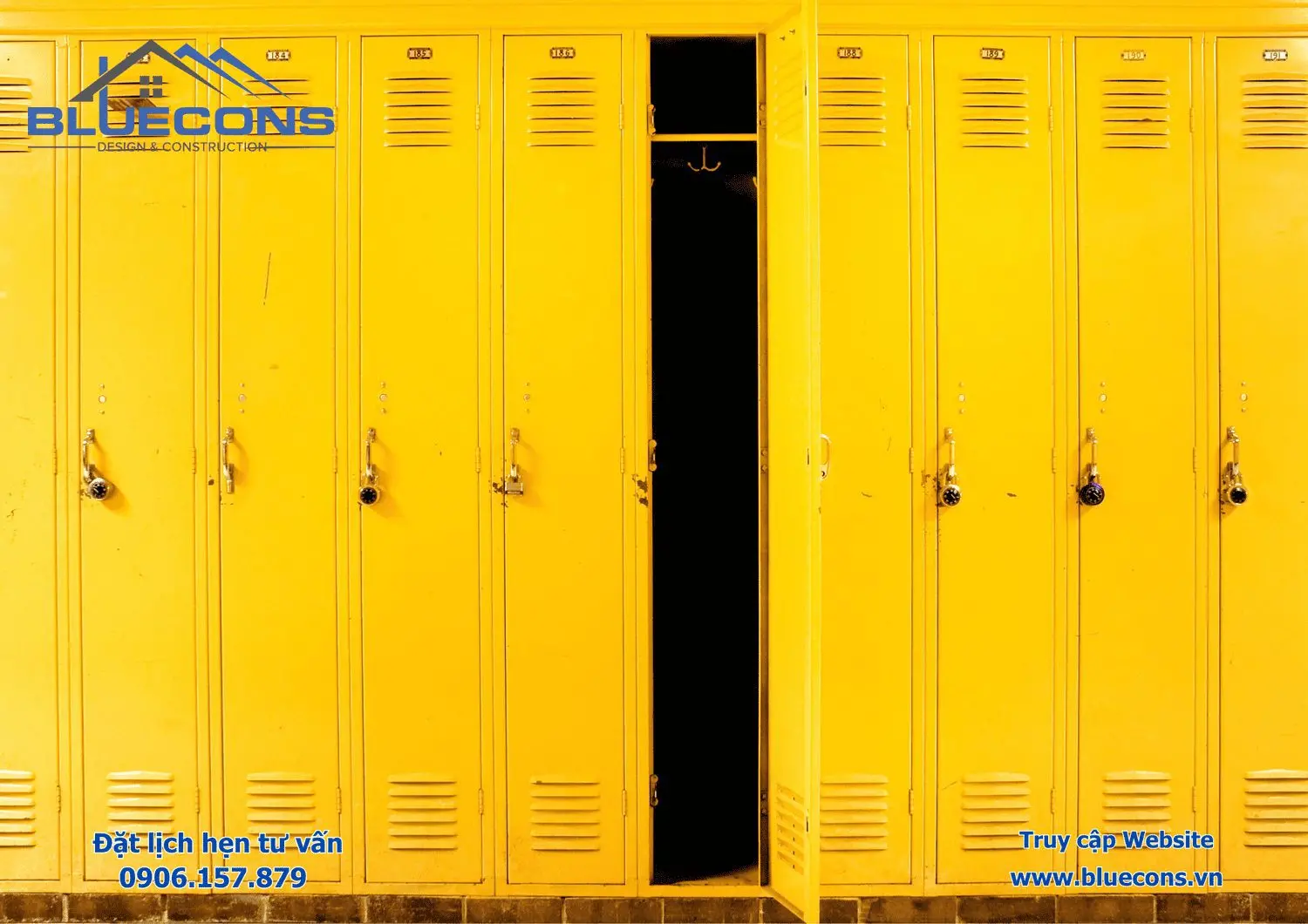 Mẫu tủ locker sắt