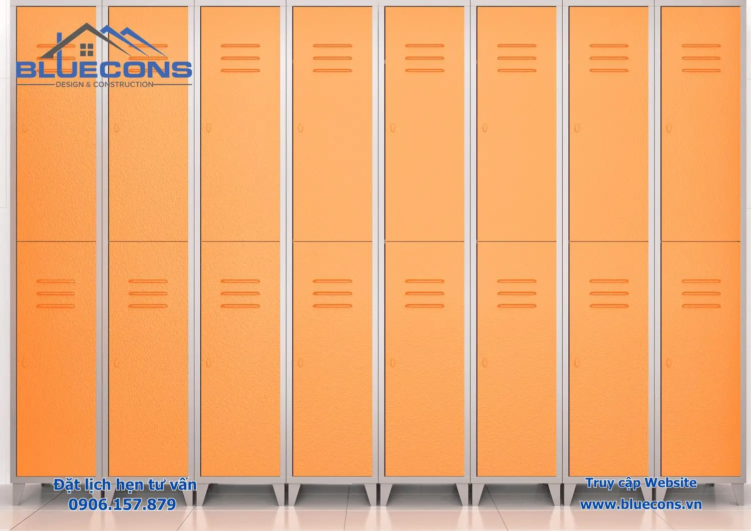 Mẫu tủ locker sắt